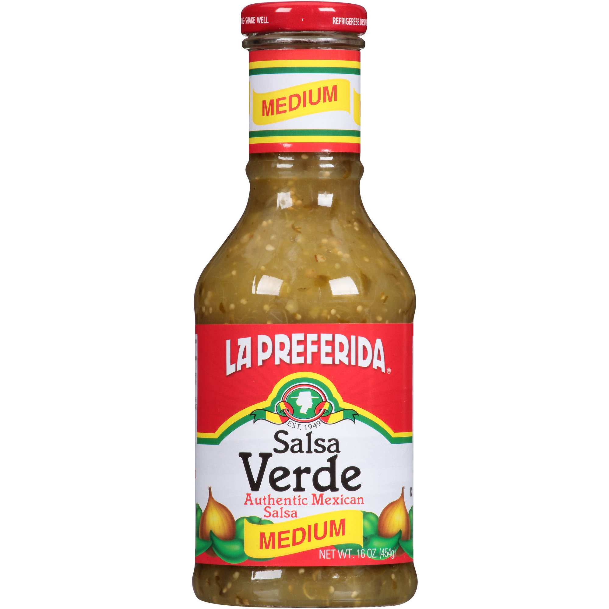 La Preferida Salsa Verde Medium Authentic Mexican Salsa, 16 oz