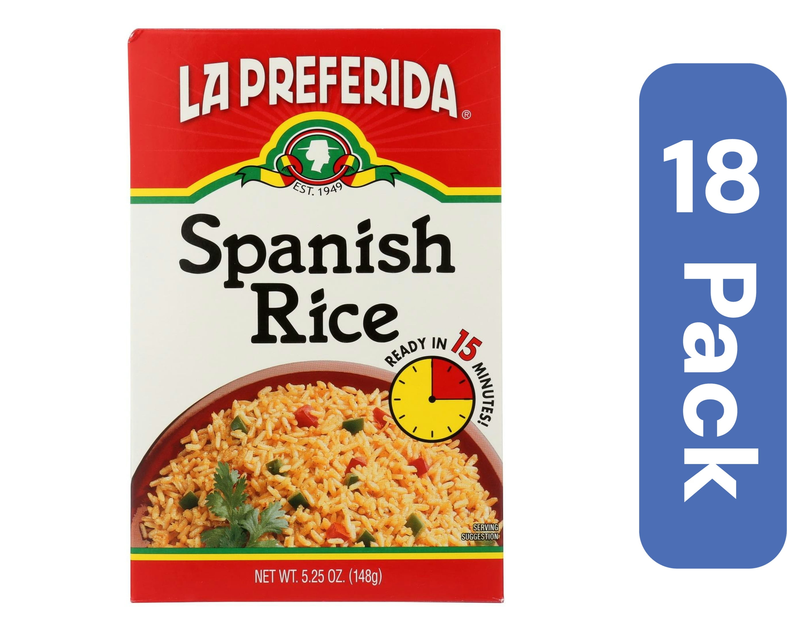 La Preferida Spanish Rice Box 5.25 oz (Pack Of 18)