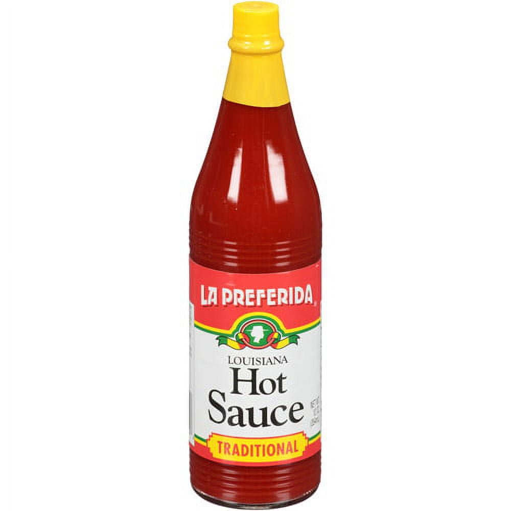 La Preferida Traditional Louisiana Hot Sauce, 12 oz (Pack of 12)