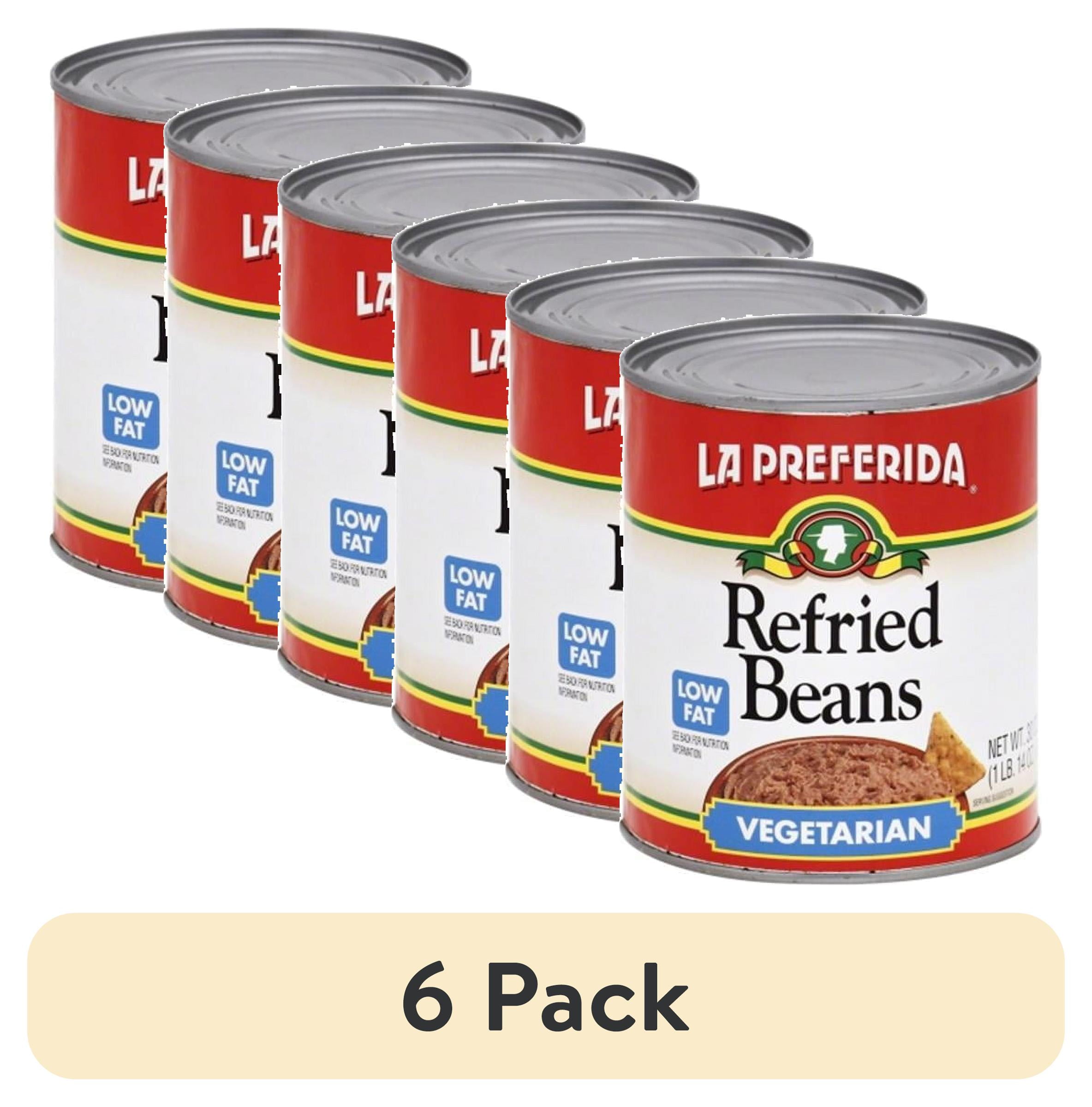 (6 pack) La Preferida Vegetarian Refried Beans, 30 Oz