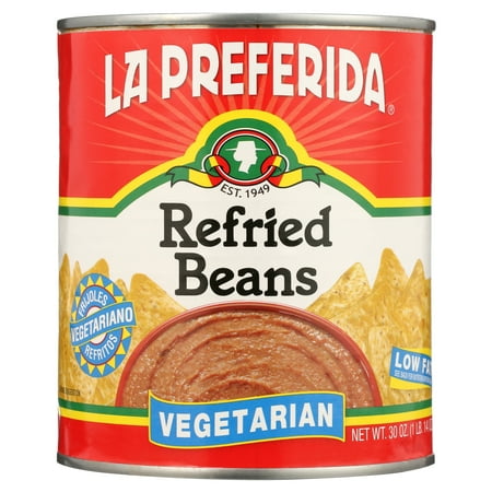 La Preferida Vegetarian Refried Beans, 30 Oz