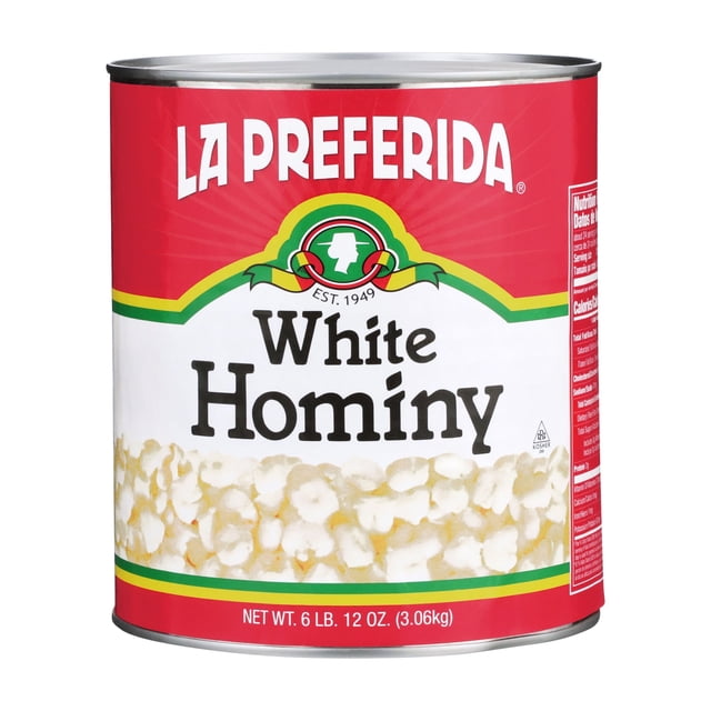 Mashed Homine La Preferida White Hominy, 6 lb 12 oz, Can - Walmart Business Supplies