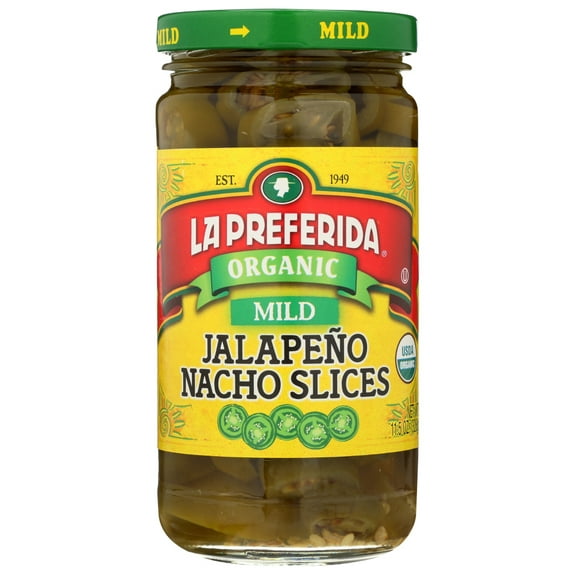 La Preferida Mild Jalapeno Slices, Jarred Vegetables, 11.5 oz