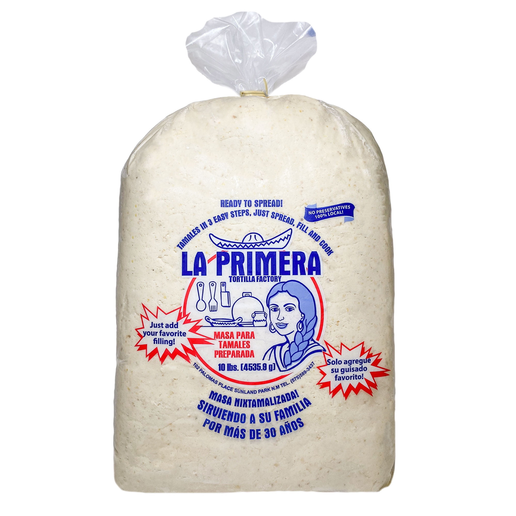 La Primera 10lb Prep Masa For Tamales