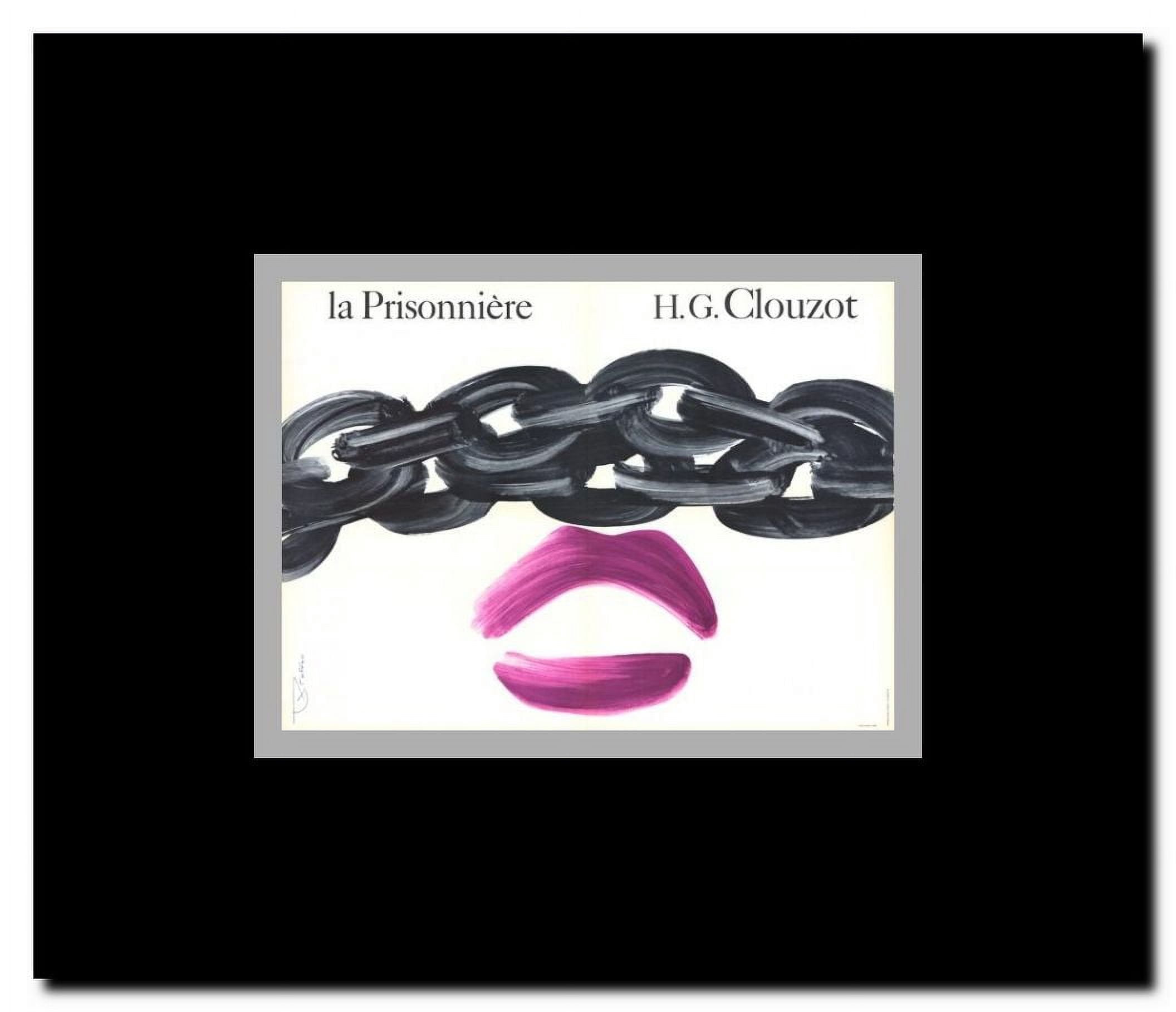 La Prisonniere Framed Movie Poster