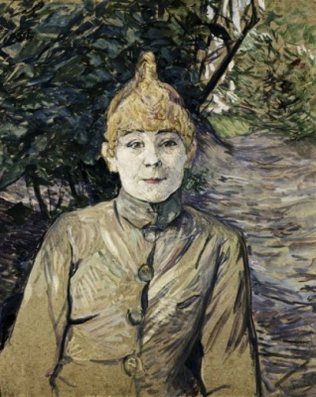 La Prostitue (Casque dOr) ca 1890-91 Henri de Toulouse-Lautrec (1864-1901 French) Oil on cardboard Private Collection Canvas Art - Henri de Toulouse-Lautrec (24 x 36)