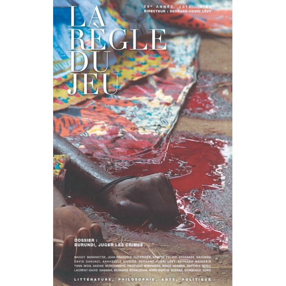 La Regle Du Jeu N60, (Paperback)