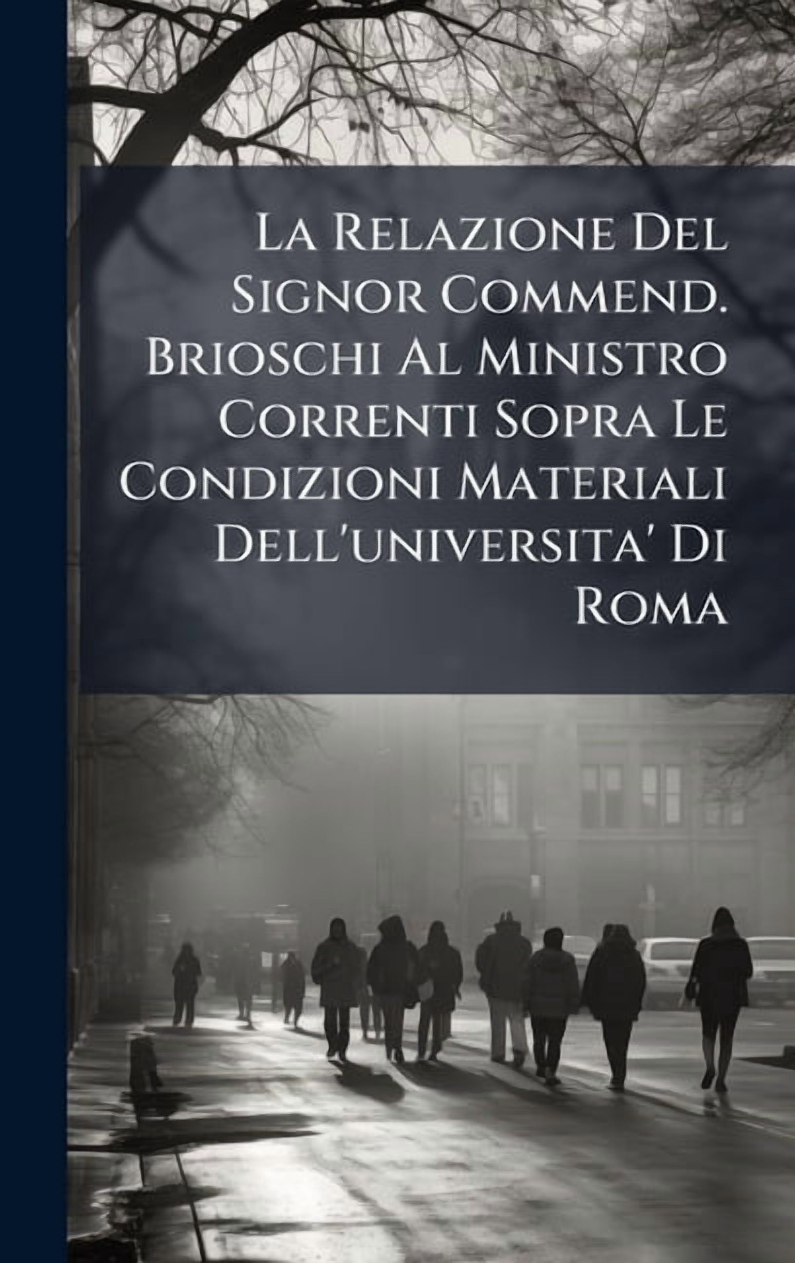 La Relazione Del Signor Commend. Brioschi Al Ministro Correnti Sopra Le Condizioni Materiali Dell'universita' Di Roma, (Hardcover)