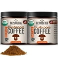 thumbnail image 1 of La Republica Organic Decaf Mushroom Coffee Instant Blend 2-Pack (7.5 oz) with Lion's Mane & Reishi – 70 Servings, 1 of 5
