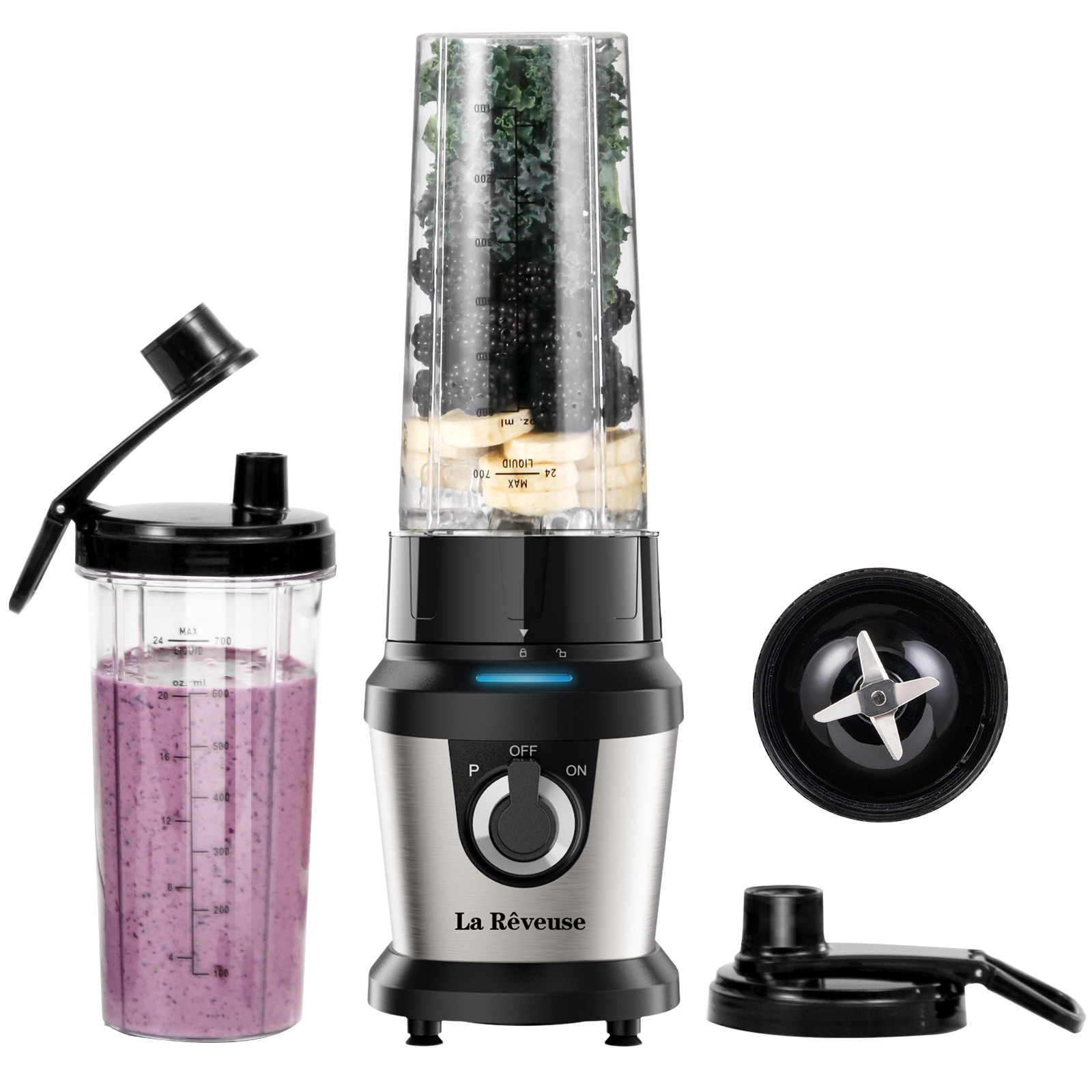 Farberware Portable Rechargeable 2Speed Blender with Pulse Control