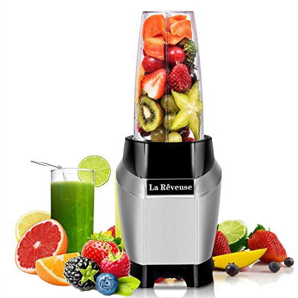 La Reveuse 1000Watt Personal Blender Smoothie Machine, Crushes Ice