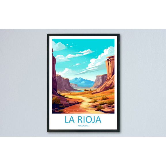La Rioja Scenic Travel Landscape Wall Decor Unframed Paper Print