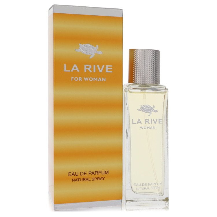 Set of Womens La Rive Sweet Rose La Rive EDP Spray 3 oz And a Crystal Noir  Mini EDT .17 oz