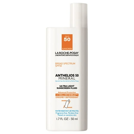 La Roche-Posay Anthelios 50 Mineral Ultra Light Sunscreen Fluid SPF 50, 1.7 fl oz