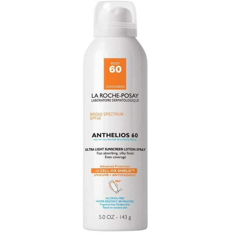 La Roche 60 Sunscreen Lotion Spray, 5 Oz - Walmart.com
