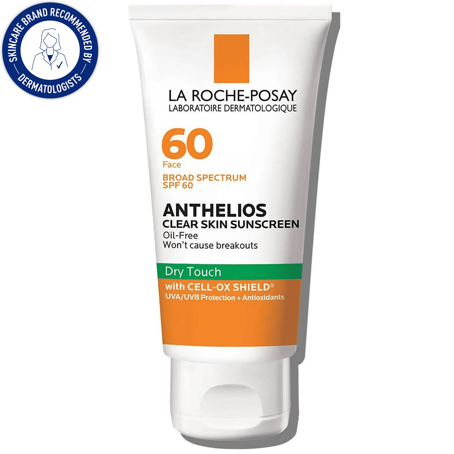 La Roche-Posay Anthelios Clear Skin Sunscreen Dry Touch SPF 60, 1.7 fl oz HSA/FSA Eligible
