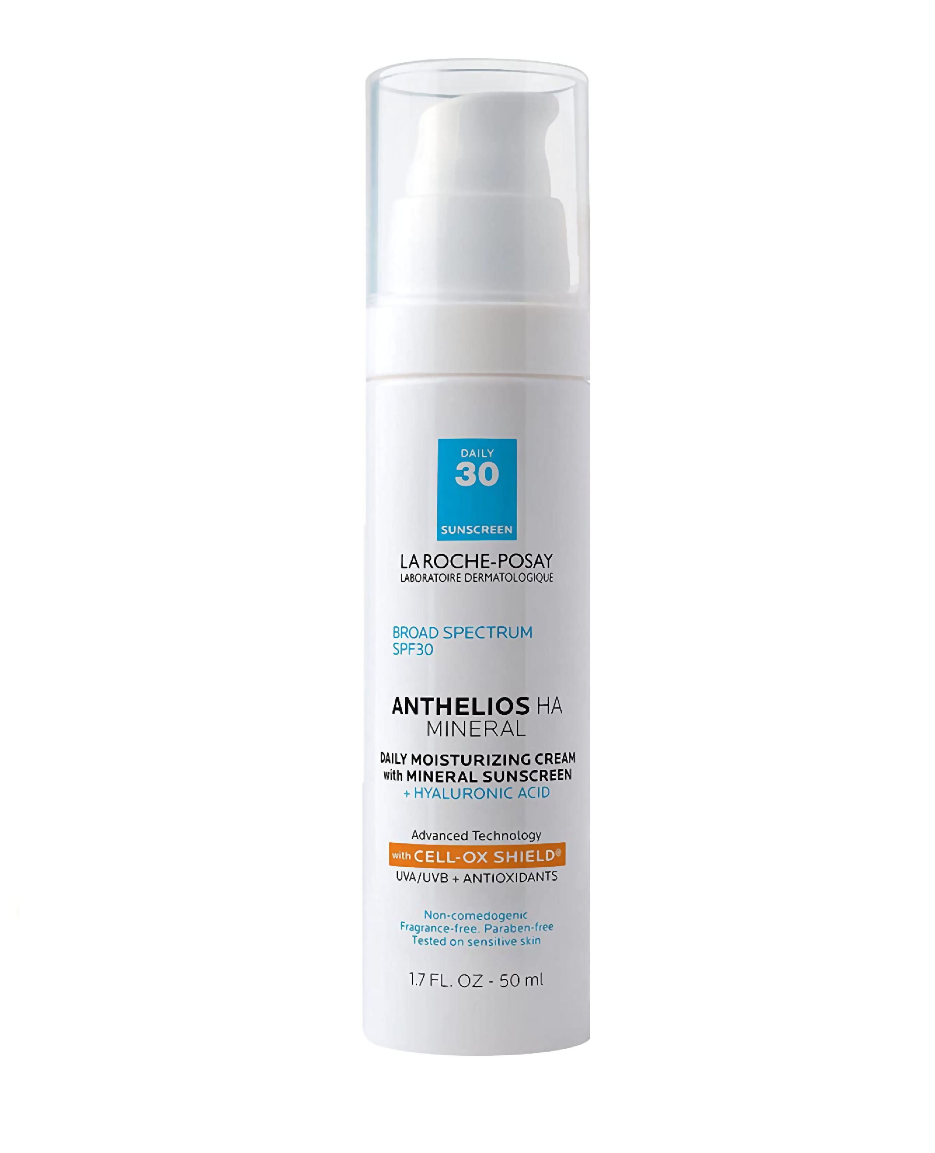 La Roche Posay Anthelios HA Mineral Daily Moisturizing Cream With Mineral Sunscreen + Hyaluronic Acid SPF 30 50ml/1.7oz