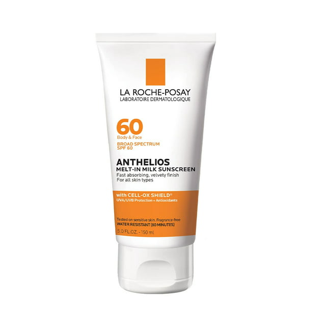 La Roche-Posay Anthelios Melt-In Milk Sunscreen SPF60 for Body & Face 5.0 fl. oz. (150ml)
