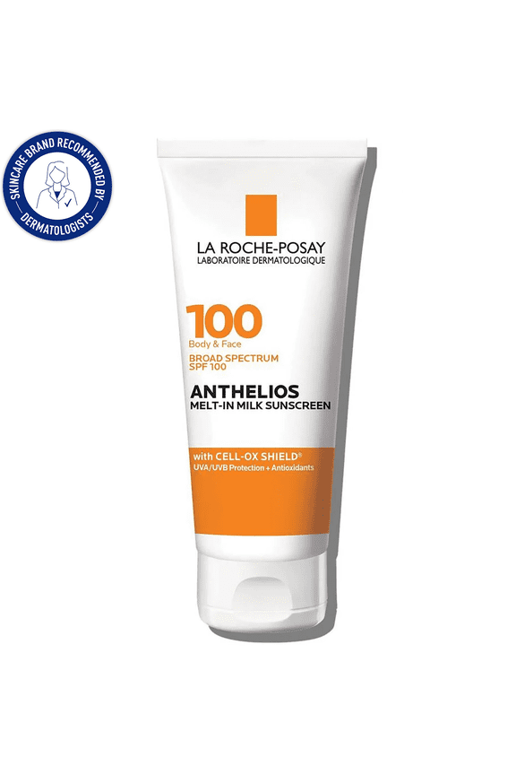 Anthelios Water-Resistance Fragrance-Free, Oil-Free Cell-Ox Shield® Technology, Broad Spectrum SPF 100, Lotions for Face, Body with 1 SPF 100 1 Count (1 Pack)