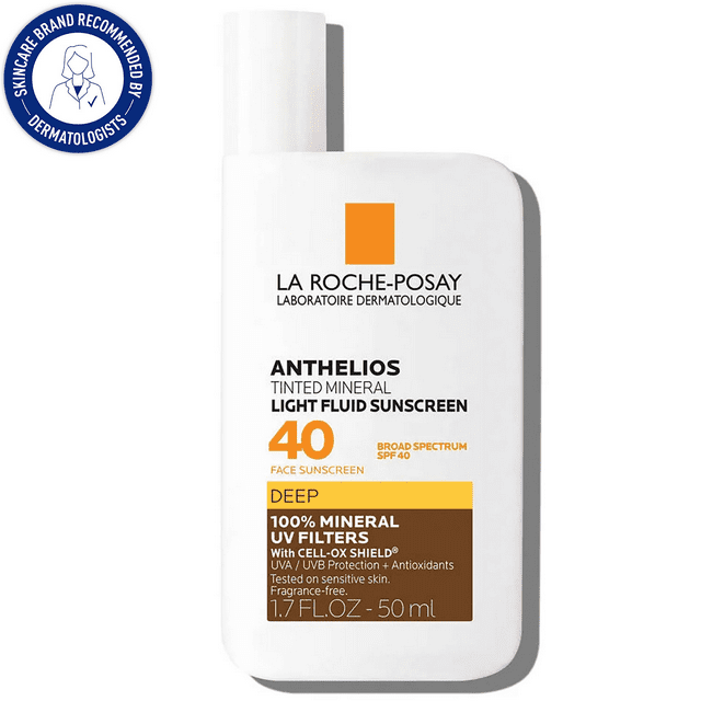 La Roche-Posay Anthelios Tinted Sunscreen SPF 40 - Deep - 1.7 fl oz HSA ...