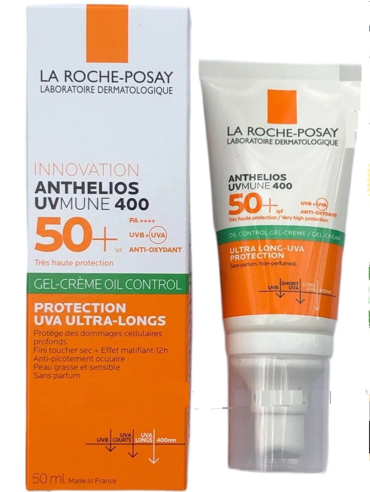 la roche-posay anthelios uvmune 400 oil control gel-cream spf 50+