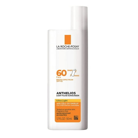 La Roche-Posay Anthelios Ultra Light Fluid Facial Sunscreen SPF 60, 1.7 fl oz