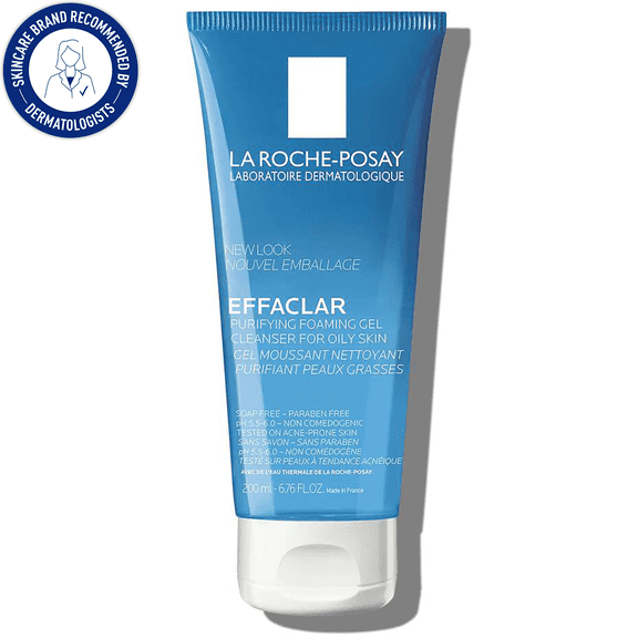 La Roche-Posay Effaclar Gel Facial Wash for Oil Skin, 6.76 fl oz