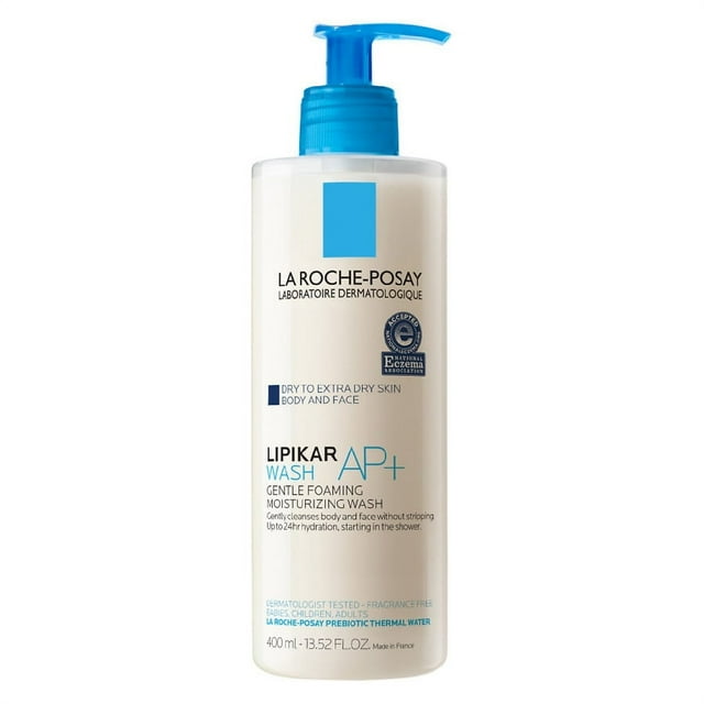 La RochePosay Lipikar AP+ Body & Face Wash, Gentle Cleanser with Shea