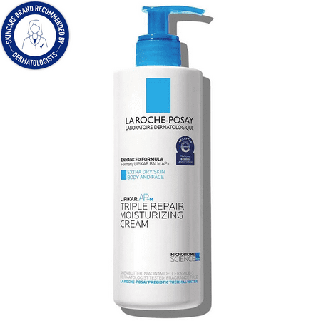 La Roche-Posay Lipikar AP+Max Triple Repair Moisturizing Cream, Body Cream for Dry Skin, 13.52 fl oz