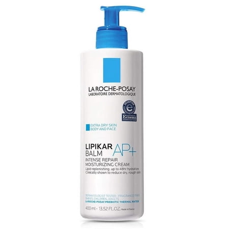 La Roche-Posay Lipikar Balm AP+ Intense Repair Body Cream for Extra Dry Skin, Body Moisturizer to Hydrate & Soothe, Dermatologist Recommended, Sensitive Skin Tested