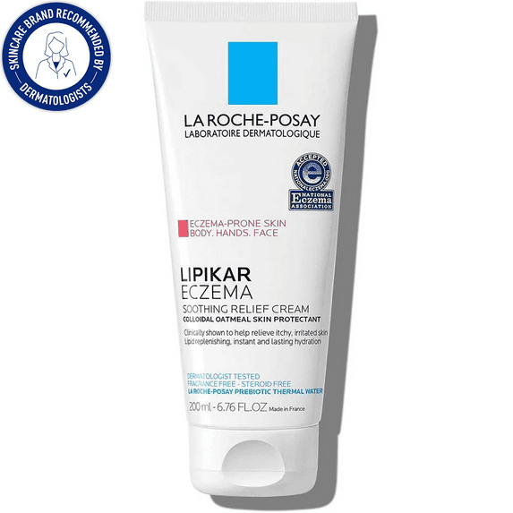 La Roche-Posay Lipikar Soothing Relief Eczema Cream, 6.76 fl oz