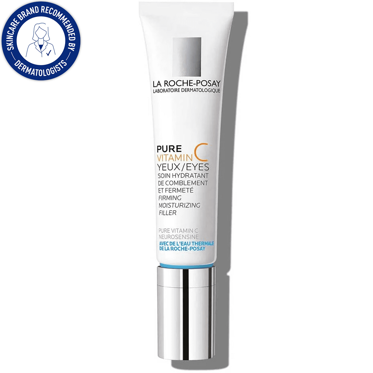 La Roche-Posay Pure Vitamin C Eyes Cream with Hyaluronic Acid, 0.5 fl oz