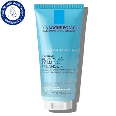 La Roche-Posay Toleriane Purifying Foaming Facial Cleanser, 6.76 fl oz