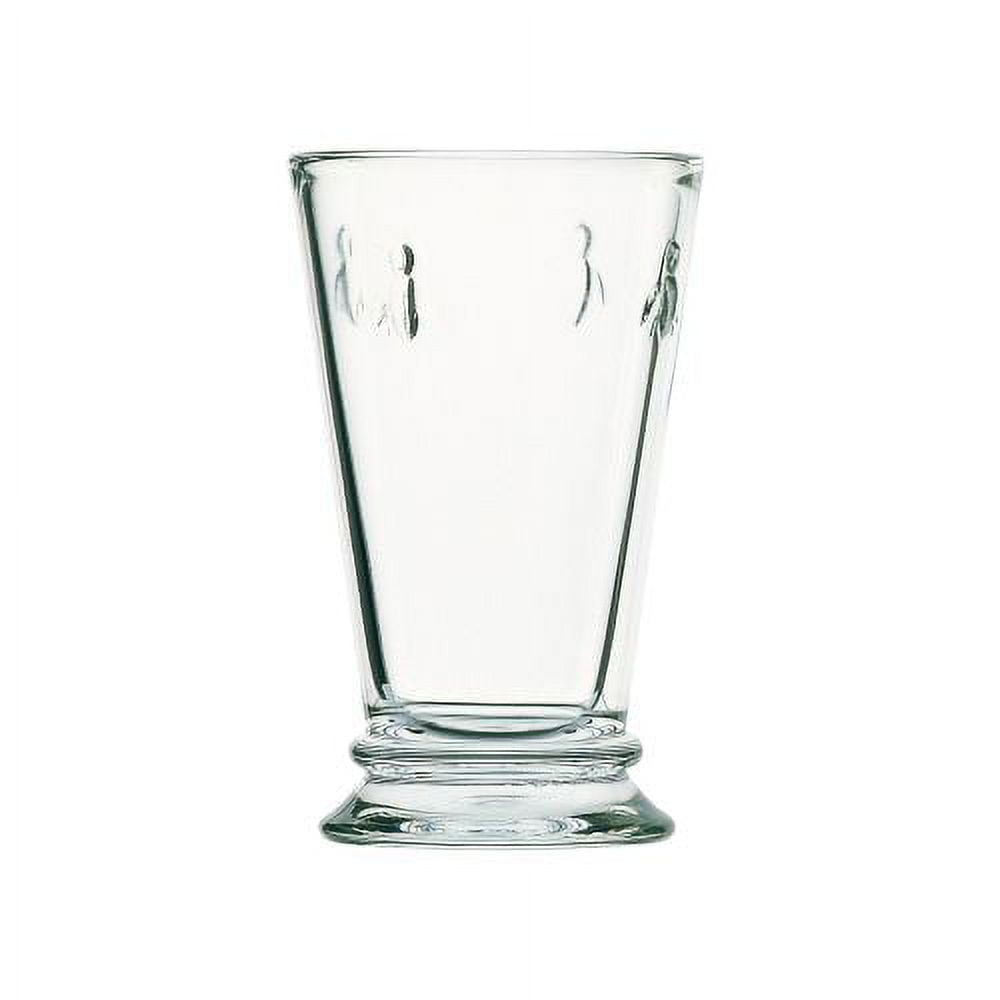 La Rochere Bee Set 8 Ice Tea Glasses Clear 10.5 oz 5.5 Tall Water Drinking  Lot