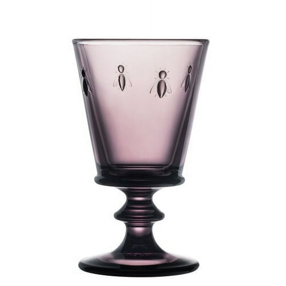 La Rochere Bee Set of 6 Wine Glass Eggplant