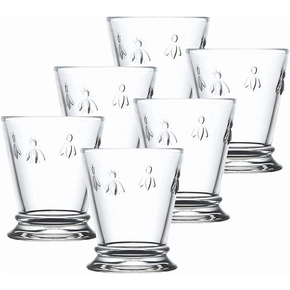 La Rochere Bee Tumbler Set/6 - La Rochere Bee Glassware Sets
