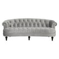 thumbnail image 1 of La Rosa 84" Chesterfield Tufted Sofa Opal Grey, 1 of 11