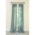 thumbnail image 1 of La Rosa Metallic Semi Sheer Rod Pocket Single Curtain Panel, 1 of 5
