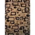 thumbnail image 1 of La Rugs Princess Area Rug PR-186 Tan Blocks Cubes, 1 of 1