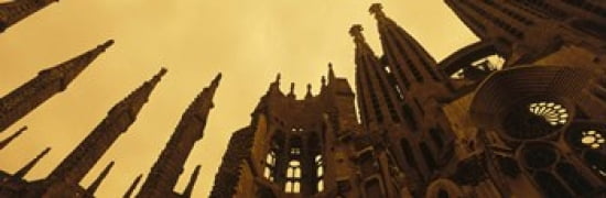 La Sagrada Familia Barcelona Spain Canvas Art - Panoramic Images (36 x 12)