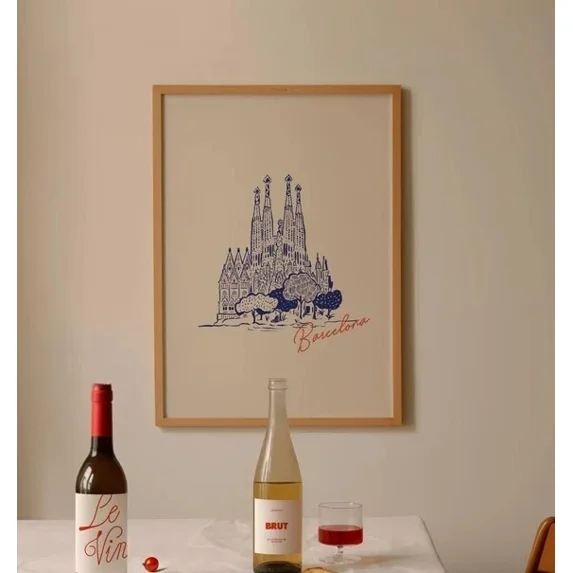 La Sagrada Familia Print Barcelona Print European Cities Iconic ...