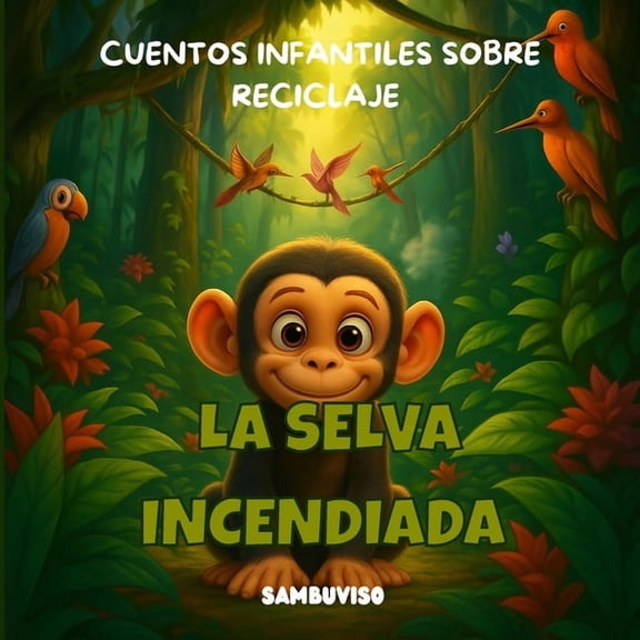 La Selva Incendiada -Cuento Para Nios de 3-4-5-6-7 Aos: Cuento infantil ilustrado para nios de 3 a 7 aos sobre cambi, (Paperback)