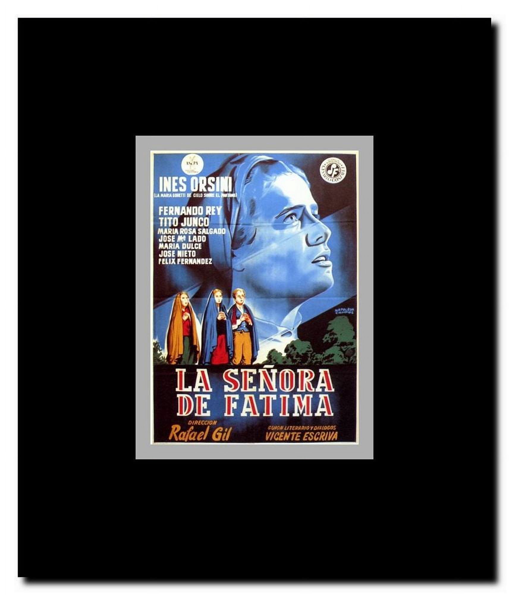 La Senora De Fatima Framed Movie Poster
