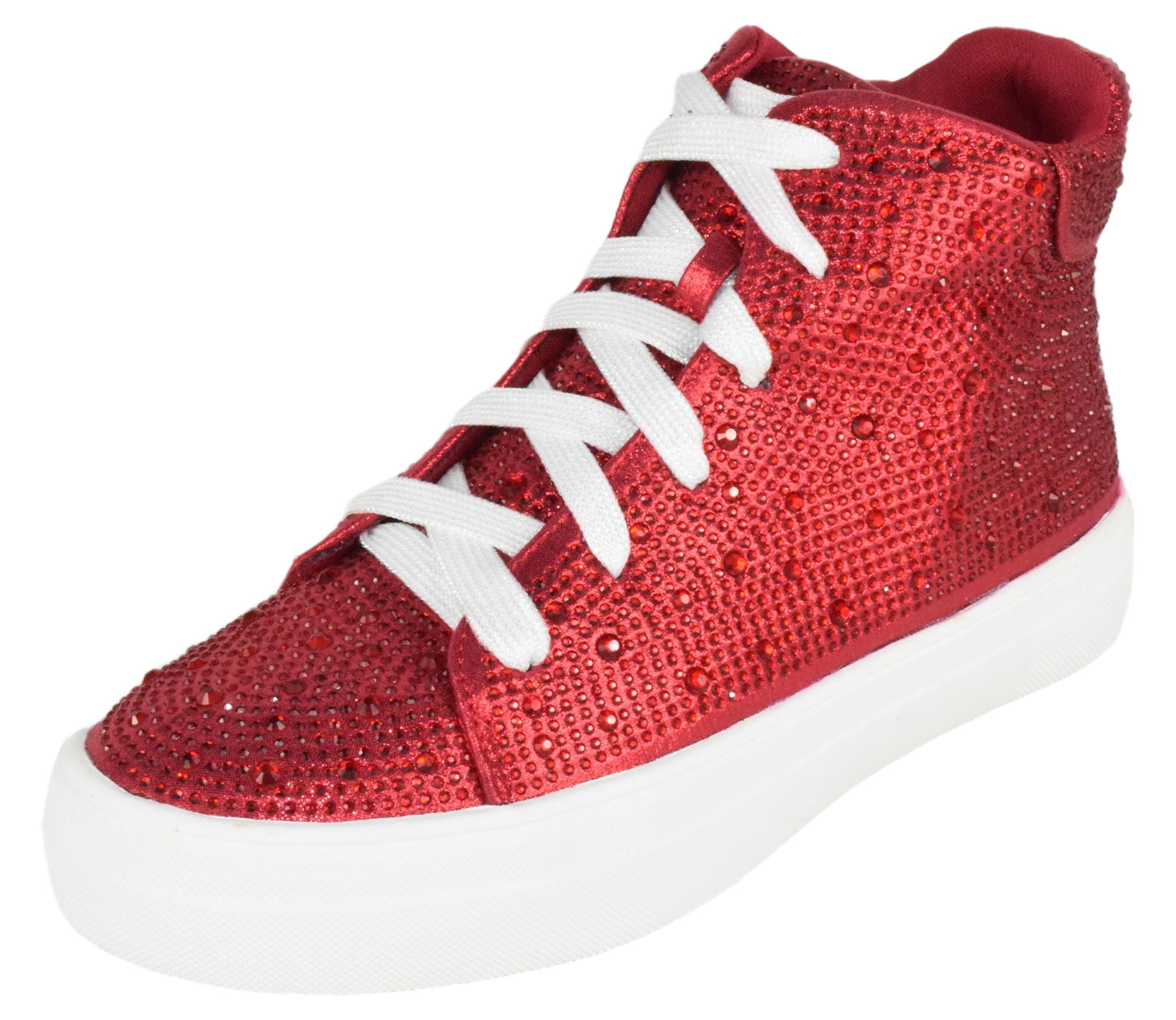 La Sheelah Flat Women High Top Sneakers Chelsea Shoes Lace Up