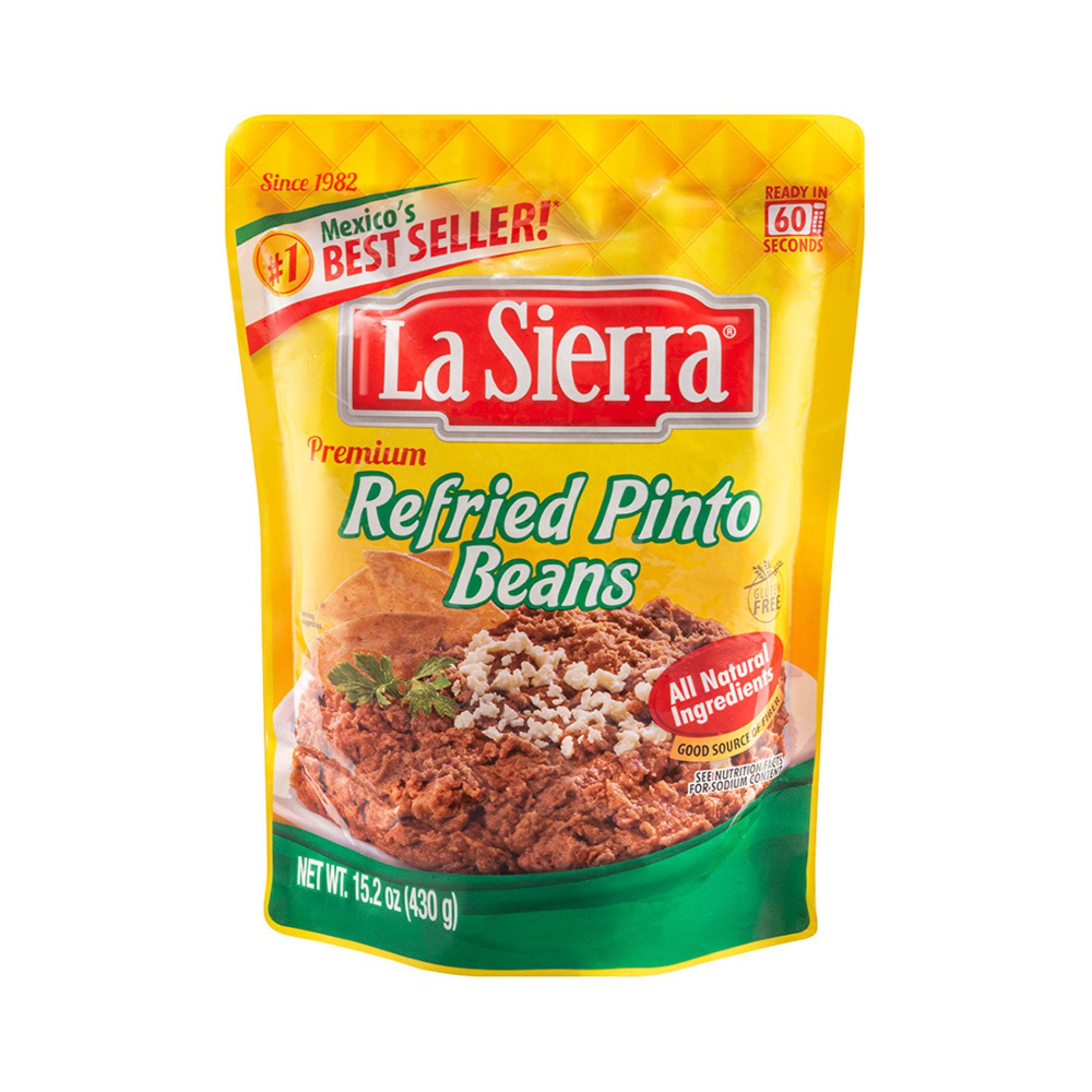 La Sierra Refried Pinto Beans, ReadytoHeat Seasoned Pinto Beans, 15.2