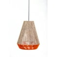 thumbnail image 1 of La Silla Acapulco Bamba Lamp (Shade Only) Jute & Orange, 1 of 1
