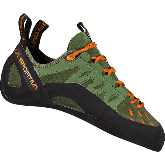 La Sportiva Tarantulace Climbing Shoe - Men's (Olive / Tiger,44)