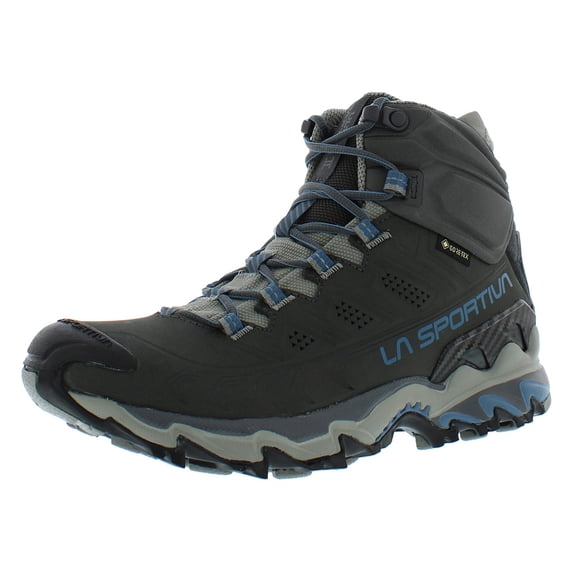 La Sportiva Ultra Raptor II Mid Leather GTX Womens Shoes Size 10, Color: Carbon/Atlantic