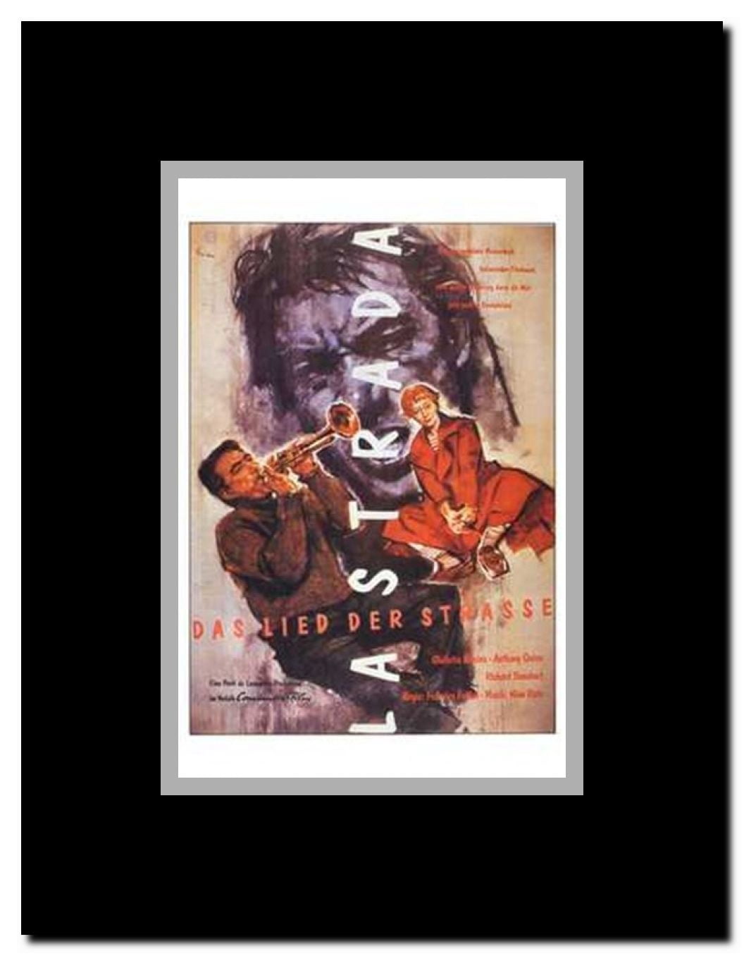 La Strada Framed Movie Poster