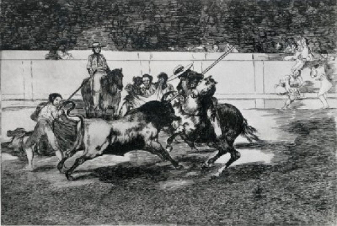 La Tauromaquia Series Francisco Goya y Lucientes (1746-1828 Spanish) Canvas Art - Francisco Goya y Lucientes (18 x 24)